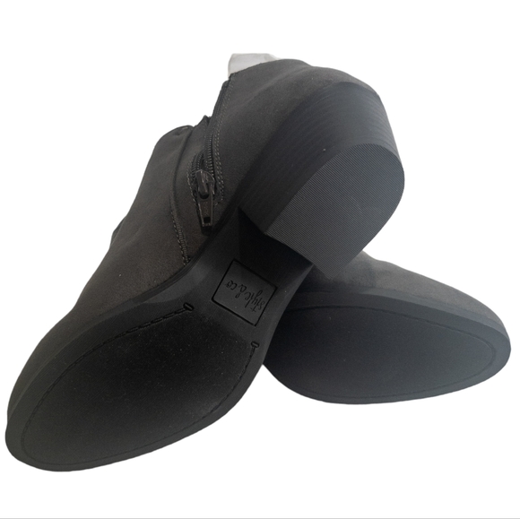 Wileyy Ankle Boots Charcoal -7 WIDE - Picture 5 of 5